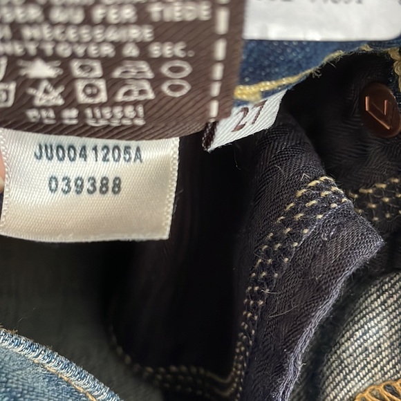 7 for all mankind Genevieve SUNB wash mid rise skinny Jean, size 27 - Picture 6 of 6